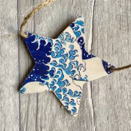 Nautical Bunting, Wooden Garland For Sailor, Maritime Wall Decoration, Coastal Gifts, Beach Lover Decor - thumbnail 2