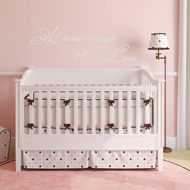 Romantic Vinyl Wall Quotes Home Decor Art Fell in Love Sayings Bedroom Decal - 006 - image 1