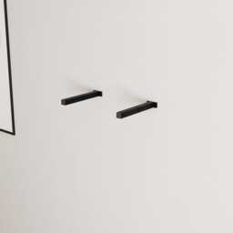 Square Steel Piping Shelf Brackets Heavy-Duty Industrial Wall Mount - thumbnail 2