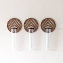Wall Hanging Graphic Circle Propagation Vase - thumbnail 2