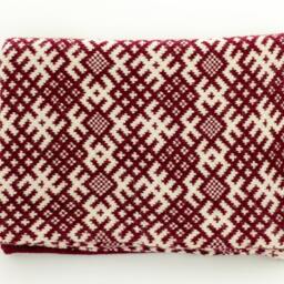 Knitted Baby Blanket Jumis - Newborn Scandinavian Pattern Wool, Alpaca For Kids Different Colours - thumbnail 3