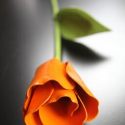 Metal Tulip, Orange Wedding Flower, Industrial, 11Th Anniversary, 6Th 4Th Mothers Day - thumbnail 4