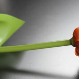 Metal Tulip, Orange Wedding Flower, Industrial, 11Th Anniversary, 6Th 4Th Mothers Day - thumbnail 2