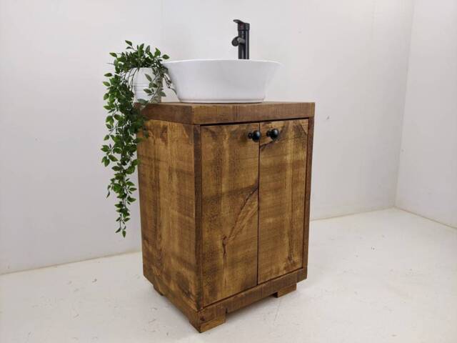 The Brantford/A Handmade Solid Wood Bathroom Vanity Unit - image 1