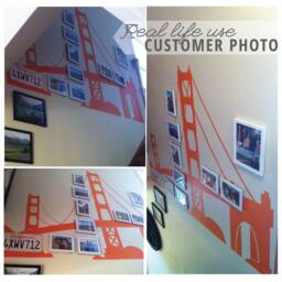 Golden Gate Bridge Wall Decal San Francisco Landmark Vinyl Art - thumbnail 3
