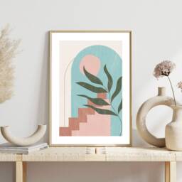 Abstract Wall Prints, Boho Decor Living Room, Bedroom, Neutral Posters, Home Decor, Room Minimalist - thumbnail 2