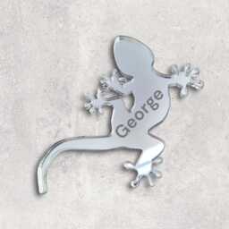 Personalized Gecko Acrylic Mirror Wall Art - thumbnail 2