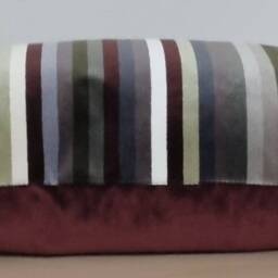 Christian Lacroix Striped Velvet Cushion Cover - 35x55 cm - thumbnail 2