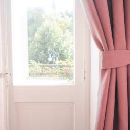 Linen Curtain Hold-Back Made Of Heavy Linen - 280 G/M2/Tie Back in Dusty Pink - thumbnail 3