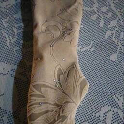 New Heirloom Quality Mink & Crystal Christmas Stocking - thumbnail 4