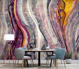 3D Abstract Painting Wallpaper, Artistic Textured Wall Mural, Peel & Stick