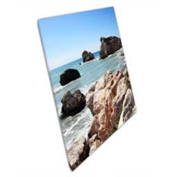 Aphrodite's Rock Canvas Print Greek Goddess Seascape Art For Home & Office Decor - thumbnail 1