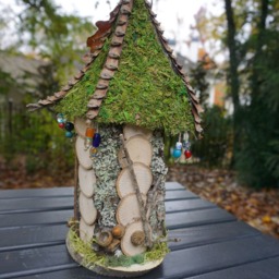 Large Handmade Bird House, Personalized Gift, Tmade Gift - Chcikapee Inn - thumbnail 3
