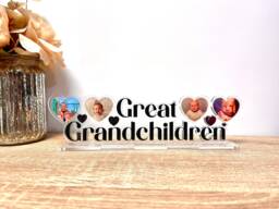 Great Grandchildren Personalised Photo Frame - Mother's Day Gift Grandparents Nana Grandma Grandad Family Memories