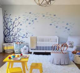School Fish Wall Decal For Nursery Kids Room Bathroom Decor, Rainbow Fish Wall Stickers, Tropical Fish, Nautical Decal, Under The Sea - thumbnail 1