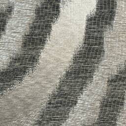 Sahco Mida Designer Silver Grey Woven Silk Contemporary Sofa Cushion Pillow Cover - thumbnail 2