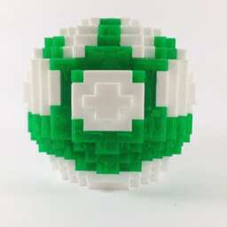 Mushroom Green Mushroom 1Life Mariobros - thumbnail 2