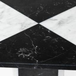 Coffee Table Marble White/Black - thumbnail 3