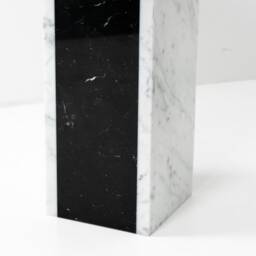 Coffee Table Marble White/Black - thumbnail 4