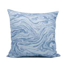 Schumacher - Romeo Lapis Chic Modern Marble Inspired Cushion Cover Handmade Throw Pillow Designer Home D??cor - thumbnail 2