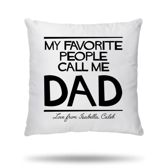 Personalised Gifts For Dad Cushion Case Custom Made Fathers Day Gifts, Birthday Men Who Have Everything From Daughter - image 1
