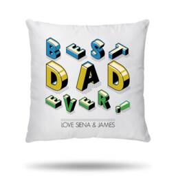 Personalised Gifts For Dad Cushion Case Custom Made Fathers Day Gifts, Birthday Men Who Have Everything From Daughter - thumbnail 3