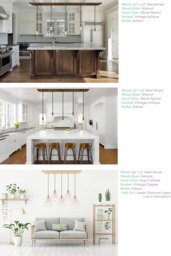 5 Hanging Pendant Lights Rustic Reclaimed Wood Chandelier Large Custom Sizes Long Kitchen Island