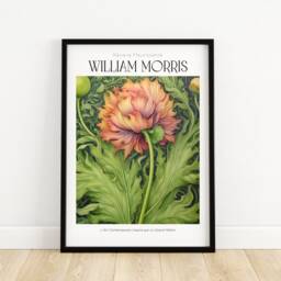William Morris Style Art Print, Vintage Wall Art, Gallery Wall, Floral Exhibition Botanical, Heritage - thumbnail 2
