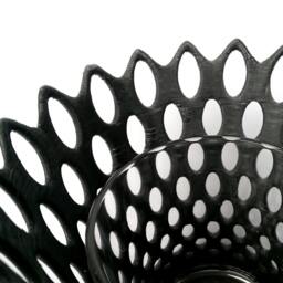 3D Printed Modern Voronoi Bowl Or Candle Holder - thumbnail 3
