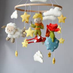 Little Prince Baby Mobile For Boy, Crib Mobile, Gift Newborn - thumbnail 3