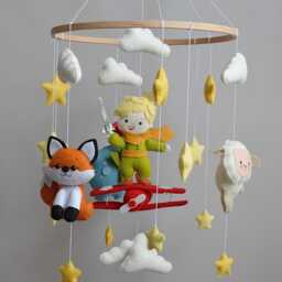 Little Prince Baby Mobile For Boy, Crib Mobile, Gift Newborn - thumbnail 2