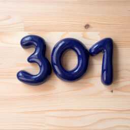 Handmade Ceramic Bubble Numbers - Colorful Custom House Decor - 11cm - thumbnail 2