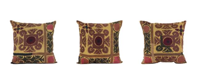 Set Of 3 Pcs, Suzani Pillow Cover, Uzbek Pillow, 20.08 - image 1