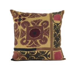 Set Of 3 Pcs, Suzani Pillow Cover, Uzbek Pillow, 20.08 - thumbnail 2