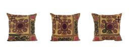 Set Of 3 Pcs, Suzani Pillow Cover, Uzbek Pillow, 20.08 - thumbnail 1