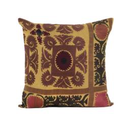 Set Of 3 Pcs, Suzani Pillow Cover, Uzbek Pillow, 20.08 - thumbnail 3