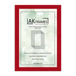 A1 To A6 Red, Pink & Green Picture Frame - Room Decor Aesthetics Photo Gift For New Mom Modern Colourful Wall Art Frames