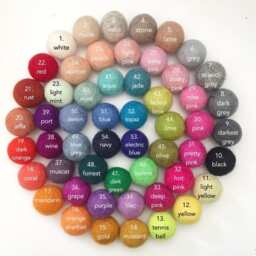 Nursery Rug - Custom Design Free Shipping Felt Ball Decor Play Mat Wool Pom - thumbnail 2