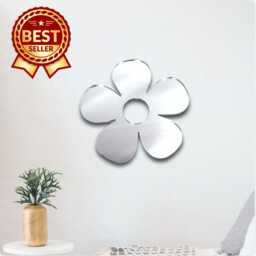 Daisy Flower Large Acrylic Mirror Wall Art - Many Size Options - Bespoke Items Made