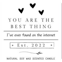 Anniversary Personalised Candle Gift, Best Thing I Ever Found On The Internet, Boyfriend Valentines Present, Funny Candles Gift - thumbnail 4