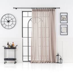 Pencil Pleated Linen Curtains Bedroom & Living Room Drapes - thumbnail 3