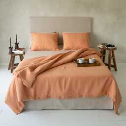 Linen Duvet Covers Queen To King Sizes, Quilt Cover, Comforter, Natural Bedding - thumbnail 3