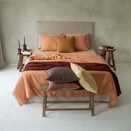 Linen Duvet Covers Queen To King Sizes, Quilt Cover, Comforter, Natural Bedding - thumbnail 1