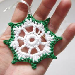 Crochet Christmas Ornaments, Christmas Tree Decorations, Crochet Xmas Decor - thumbnail 2