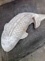 stone Carp Fish Garden Ornament Fishing Pond - thumbnail 1