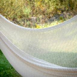 Mexican Cotton Mayan Hammock/Single Light Cream Top Quality Cotton Hammock - thumbnail 3