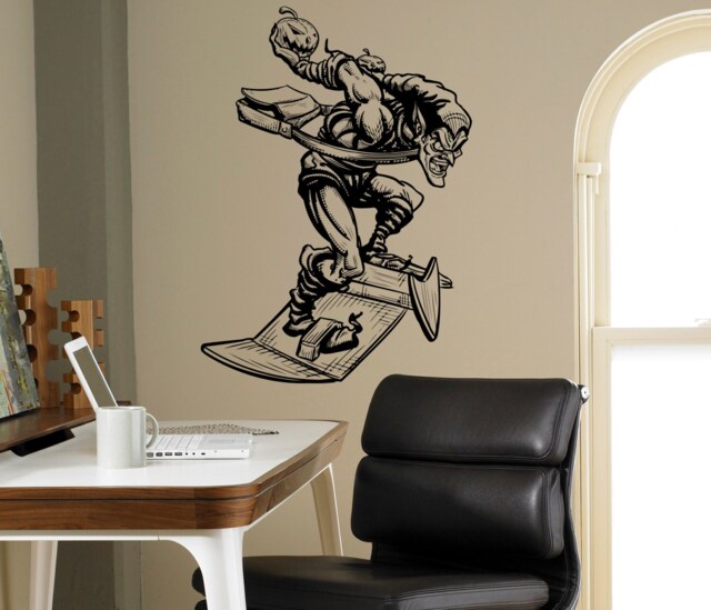 Green Goblin Comics Wall Decal Supervillain Vinyl Sticker Home Decor Ideas Interior Art 4(Ggb - image 1