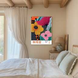 Japan Art Print, Flower Poster, Floral Wall Decor, Art, Japanese Art - thumbnail 3