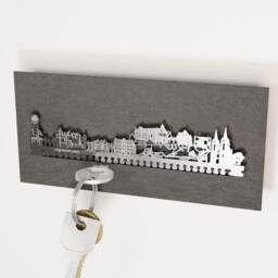 Marburg Souvenir Gift Tube - Iconic Skyline Silhouette & Landmarks Stylish Memorabilia For Fans Great Idea - thumbnail 2