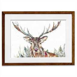 Nature Stag Framed Art Print - thumbnail 4